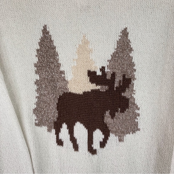 Reindeer sweater by Christoper and Banks. Sz XL - Picture 2 of 8